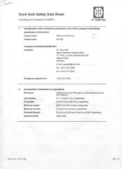 Stearic acid MSDS certificate of Shenzhen Huazhong Sun May Technology Co., Ltd – certificate photo, supplier certificates section