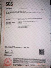 RoHS certificate from Anhui Jimei Air Treatment Equipment Co., Ltd.