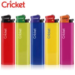 Colorful Cricket Lighters For Export With Transparent Body Flame Control And Easy Refill Safe And Durable For Worldwide - Image 1