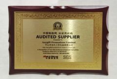 Company Certificate certificate from Anygift Promotions Limited
