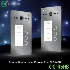 TCP/IP Video Intercom Door Phones for 3 Familys IP65 Villa Wide-Angle Panel - Image 1
