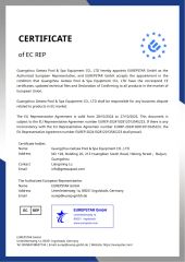 GPSR certificate from Guangzhou Getsea Pool Spa Equipment Co., Ltd.