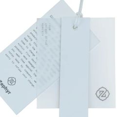 China Customized Embossed Custom Garment Paper Hang Tags Clothing Brand Tags - Image 3