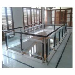 Deck Silver Stainless Steel Balcony Railing, For Multipurpose - Image 3