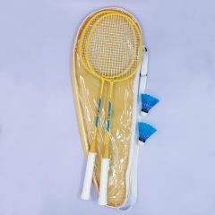Steel Badminton Rackets Set with Plastic Shuttlecocks - Image 5