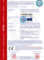 CE certificate from Sanhe Wk Electronic Technology Co., Ltd.