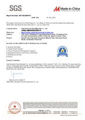 SGS for SENOTECH certificate from Hefei Senotech New Materials Co., Ltd