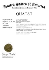 QUATAT certificate from Yiwu Limem Tattoo Equipment Co., Ltd.