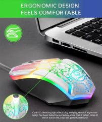 Mechanical Wired RGB Backlit Gaming Keyboard with Multimedia Function + 4D Optical Mouse Combos Gamer Laser Engrave Keyboard - Image 6