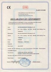 CE Certificate certificate from Wenzhou Boshi Electric Technology Co., Ltd.