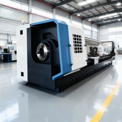 Qk1325 Large CNC Big Bore Lathe Machine for Metal Pipe Threading Pipe Thread Lathe - Image 1