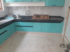 L Shaped Modular Kitchen Material Wooden Appearance Modern Kitchen Design - Image 2