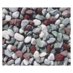 Pink Red Blue Color Pebble Wash Stone Rock Natural Color - Profound Glass Co., Ltd