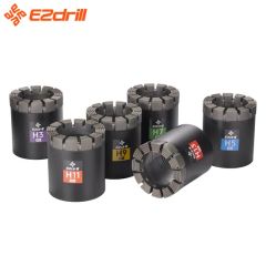 Pq3 Impregnated Core Drill Bits Length 15 HRC -10°-50° Model NO. PQ3 Material Diamond Trademark EZdrill HS Code 8207191000 - Image 2