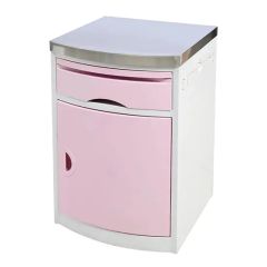 Hospital Furniture Medical ABS Plastic Hospital Bedside Locker Cabinet Medical Bedside Tables - Image 6