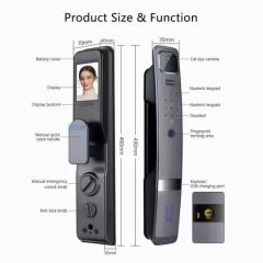 WiFi Tuya APP Camera Monitor Screen Mobile NFC Remote Control Fingerprint Door Lock - Image 2
