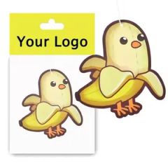 Factory Price Custom Logo Cute Hanging Car Paper Air Freshener - Image 2