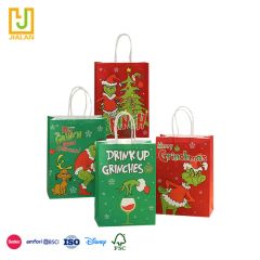 Custom Christmas Wrapping Easter Dolls Crafts Print Logo Shopping Gifts Paper Bag - Yiwu Jialan Package Co., Ltd.