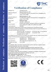 Electronic Locker Verification of Compliance certificate from Winnsen Industry Co., Ltd.