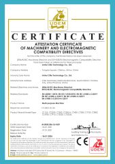 CE Certificate of Multi-function Machine certificate of ANHUI CITIE TECHNOLOGY CO., LTD. – certificate photo, supplier certificates section