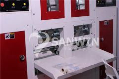 Fully Automatic High Speed Two Line Garment Cover (Laundry Bag) , Garbage Bags, Vegetable Bags & Table Sheets-on-Roll Making Machine (With Core) - Image 6