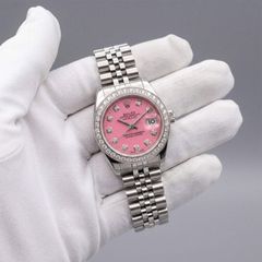 Rolex Datejust 69174 26mm Love Pink Diamond Dial Steel Gold Women's Watch (BOSSLADY ONLY) - Image 3