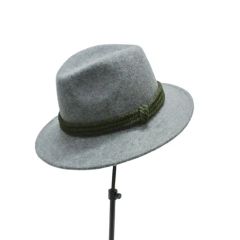 Wool Fedora Hat Women 100% Wool Embroidered Autumn Winter Plush Custom Size - Taizhou Yiyue Imp&Exp Co Ltd