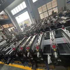 Sk Professional Bus Type Plastic Small Three Side Sealing Plastic Candy Bag Production Automatic Pouch Making Machine - Image 4