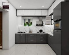 L-Shape Wooden Modular Kitchen Material Wooden Kitchen Design - Image 8
