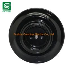 Antiquated Porcelain Flush Mounted Wall Socket Without Ground - Image 3