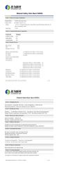 MSDS- Double sides duct Tape certificate from SW Adhesive Tape Co., Ltd