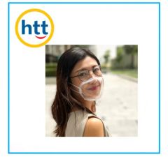 Dust Protective Face Mask Clear Transparent Protective Reusable Face Mask - Image 4