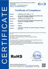 ROHS of cable tie certificate from Phoenix Electric Power Co., Ltd.