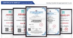 certificate certificate from Nanjing Valuable Storage Equipment Co., Ltd
