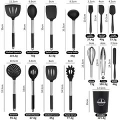 Silicone Kitchenware Baking Accessories Set with Muffin Cups Silicon Kitchenware - Image 3
