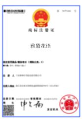 Trademark Registration Certificate certificate from Ningbo Yadai Cosmetics Co., Ltd.