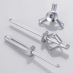 Tri-Grip Rivets, Aluminum Blind Rivets, Tri-Grip Boat and Kayak Rivets, Tri-Fold Rivets, Bulb Style Rivets - Image 4