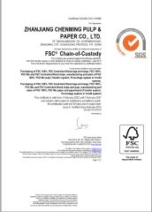 FSC certificate from Shenglong International Trade (Qingdao) Co., Ltd.