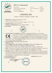 CE certificate of Shijiazhuang Faith Machinery Co., Ltd – certificate photo, supplier certificates section