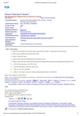 FDA certificate from Shenzhen Guangyang Zhongkang Technology Co., Ltd.