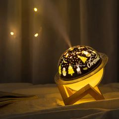 Projection Moon Lamp Humidifier Christmas Projection Diffuser USB Humidifier Industrial Cute Humidifier - Image 4