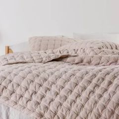 Linen Shell Comforter Microfiber Filling Duvet Quilts Origin China Material Linen Age Group Adults HS Code 9404904000 Pattern Solid Color - Image 5