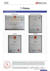 Invention patents and trademarks certificate from Qingdao Carlock Sealing Technology Co., Ltd