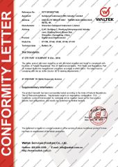 FCC certificate from Shenzhen Goldgood Instrument Limited