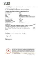 EN71for Ruler certificate of Ningbo Becol Stationery & Gifts Co., Ltd. – certificate photo, supplier certificates section