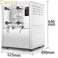 Milk Tea Snack Shop Fashionable Stainless Steel Ice Cream Machine - Image 3
