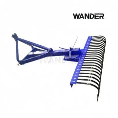3 Point 4FT/5FT/6FT Landscape Rake, Tine Rake for Tractors Trademark Wander Power Required 18-55HP Origin Shandong, - Image 1