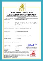 CE Certificate certificate from Jiaozuo Taoding Trading Co., Ltd