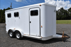 Two Horse Trailers / 2002 Kiefer Built 2 Horse Bumper Pull - Image 3