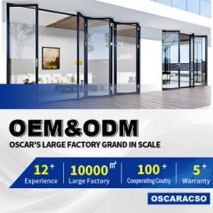Folding Garage Folding Door Style Modern Origin Foshan Security Rating A Position Exterior Open Style Folding Trademark - Image 5